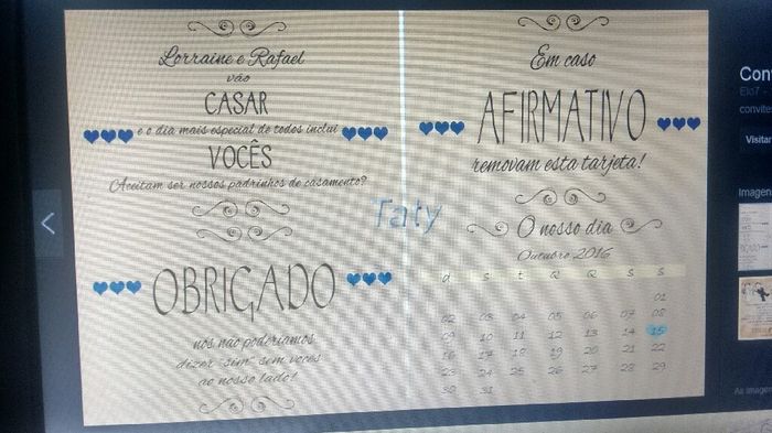 Convite dos padrinhos... ##help - 2