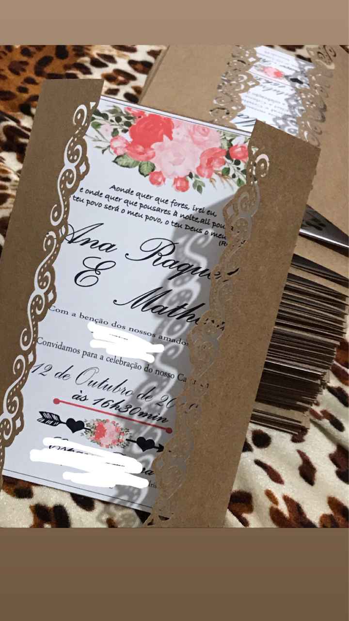Convite de casamento - 1