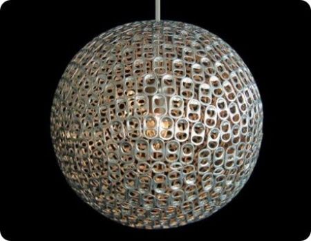 Decoração com material reciclável