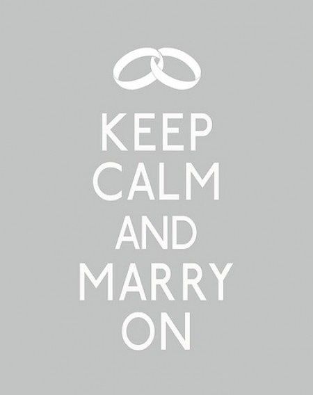 Keep Calm...que eu vou casar