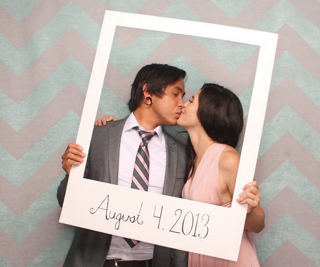 Save the Date em Polaroid gigante