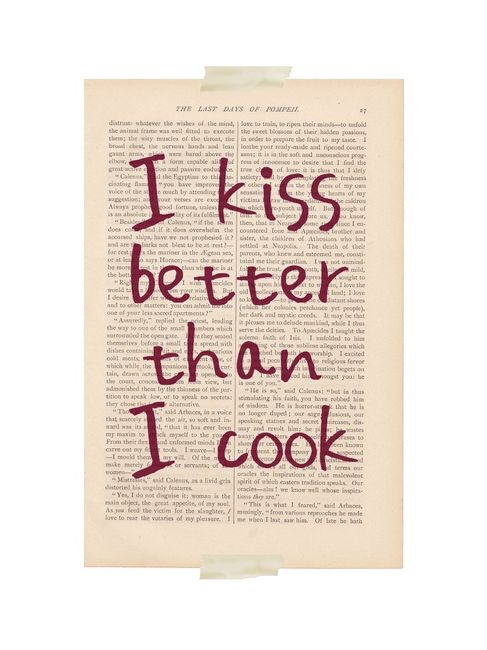 Beijo melhor que cozinho!