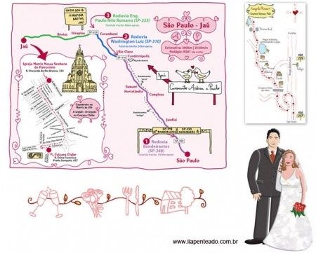 Mapa convite