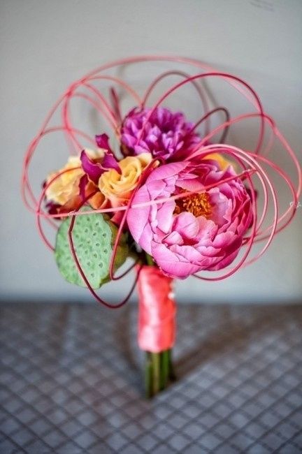Qual é o buquê de flores da noiva?