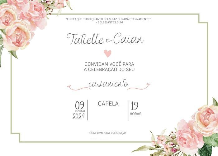 Fiz toda a arte visual do meu casamento 3