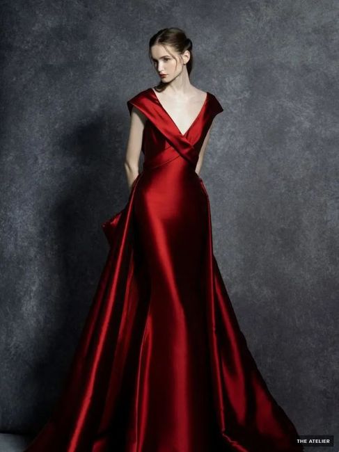 Casar com um vestido de noiva vermelho? 👗❤️️ 3