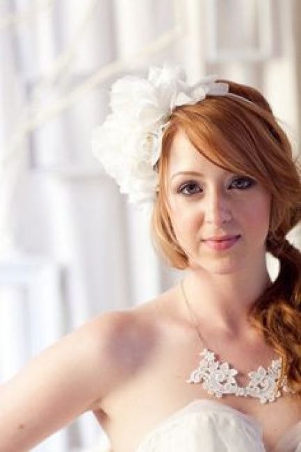 Maquiagem e penteado para noivas ruivas