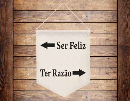 No relacionamento: é melhor ser feliz ou ter razão? - 1