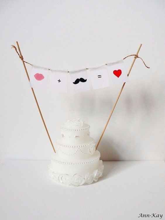 2) Duelo de topos de bolo para casamento