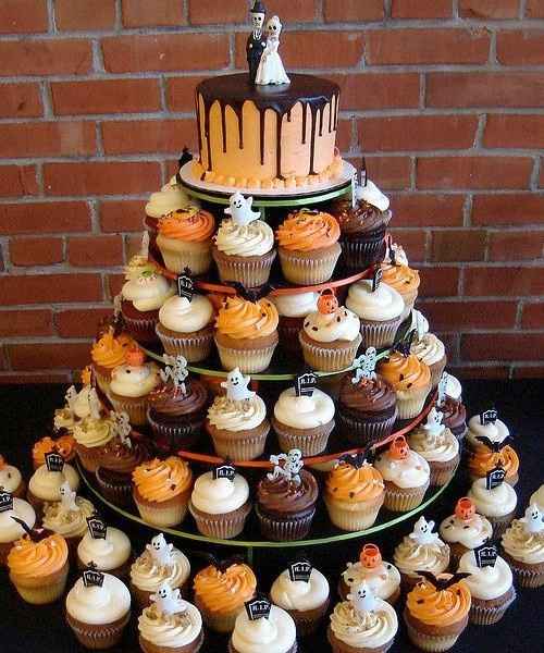 Bolocupcake de casamento 