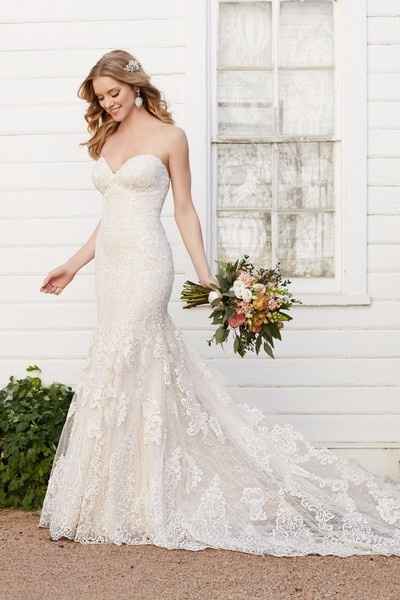 2) 3 vestidos de noiva simples e espetaculares: qual poderia ser o seu?