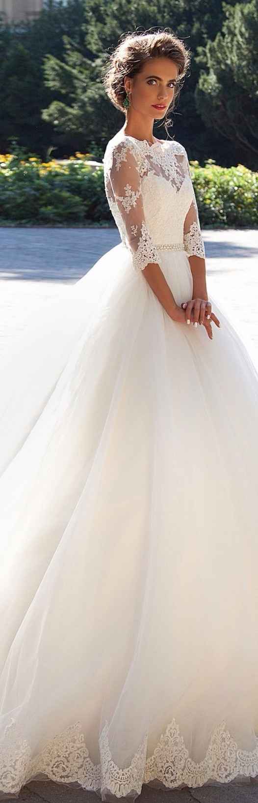 5) Vestido de noiva princesa. Vote no seu preferido! 