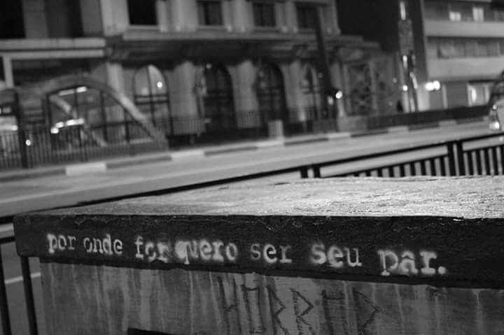 Só o amor me ensina onde vou chegar...