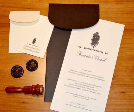5) 5 inspirações de convites de casamento. Vote no seu preferido!