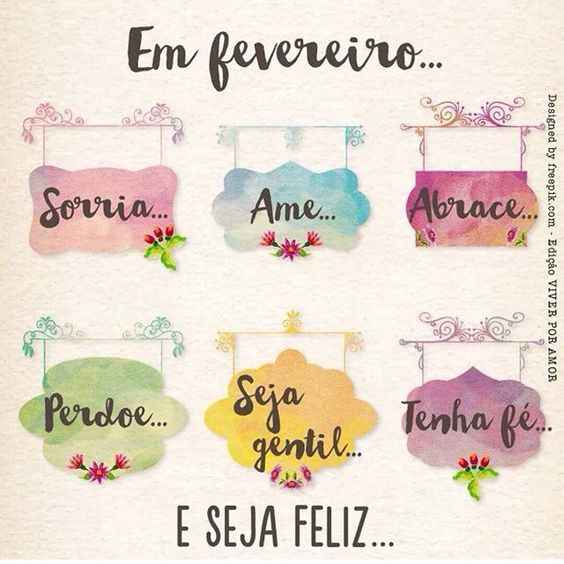 Rá! Já é fevereiro!! 