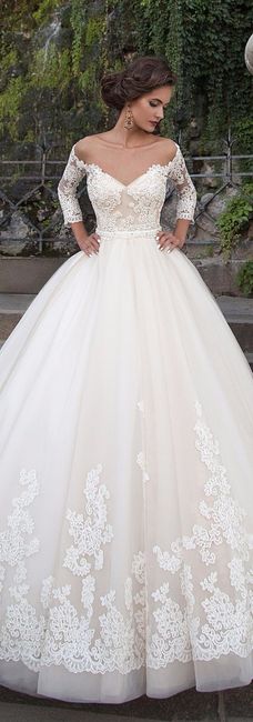 4) Vestido de noiva princesa. Vote no seu preferido! 