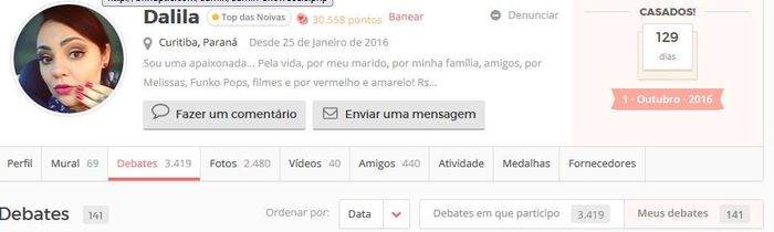 Quantos debates você já criou na Comunidade?