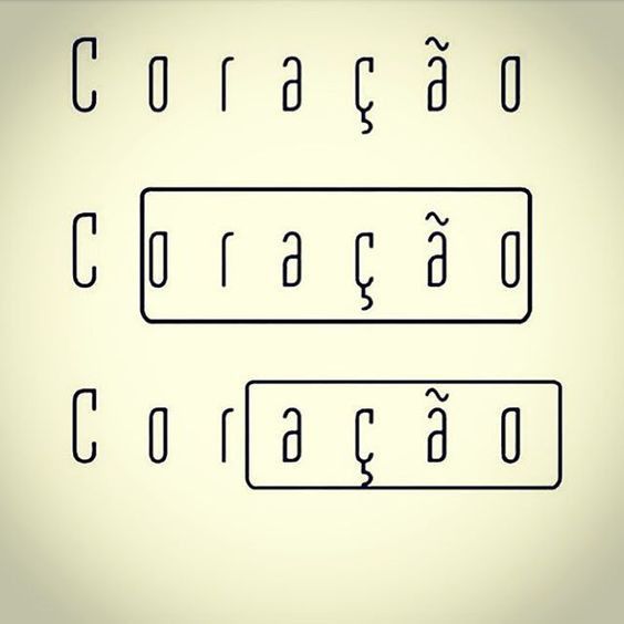 3 palavras em 1 só! 