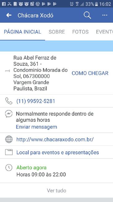  Boa tarde meninas, alguma indicação para Sitio em São Paulo, sem o Buffet ? - 1