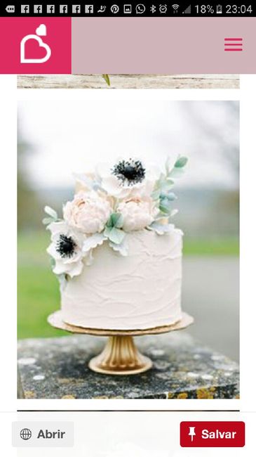  Bolos #drip cake #inspirações #minimalismo #flores - 9
