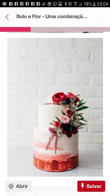  Bolos #drip cake #inspirações #minimalismo #flores - 11