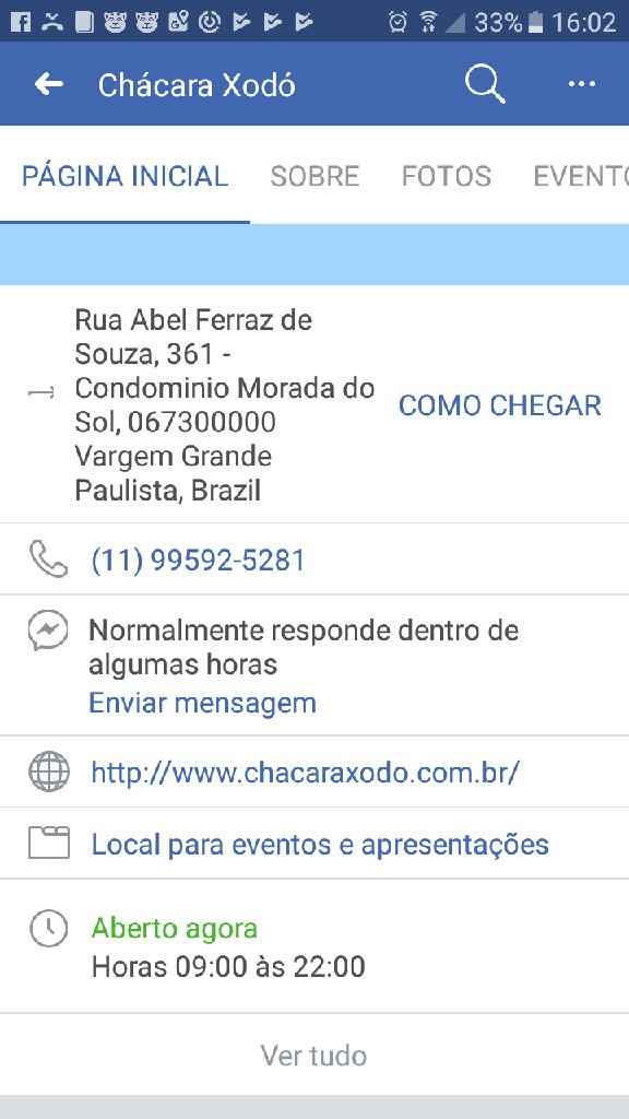  Boa tarde meninas, alguma indicação para Sitio em São Paulo, sem o Buffet ? - 1