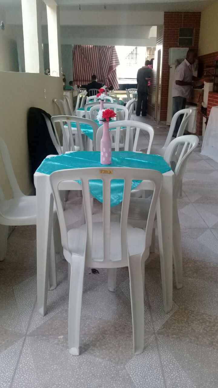 Mesas do convidados foi assim!!