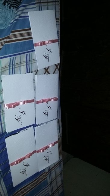 Convites ficando pronto!