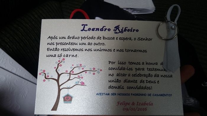 CONVITE DOS PADRINHOS