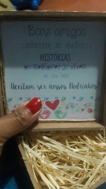 Convite de dos padrinhos - 1