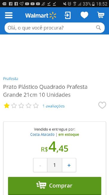 Quem vai usar descartáveis? 1