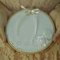 porta-aliança com bastidor