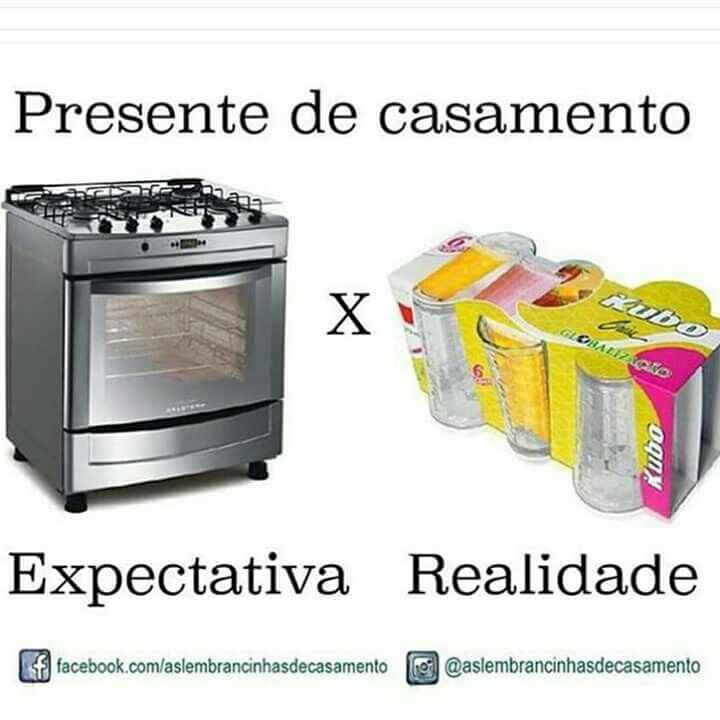 Expectativa x realidade - 1