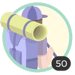 Aventureiro (50). Seu espírito aventureiro não conhece limites. Você participou de 50 posts, assim que já pode usar essa bonita medalha.