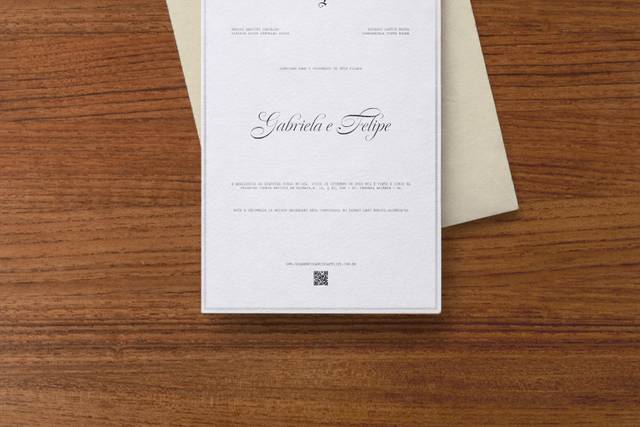 Convite Clássico vertical