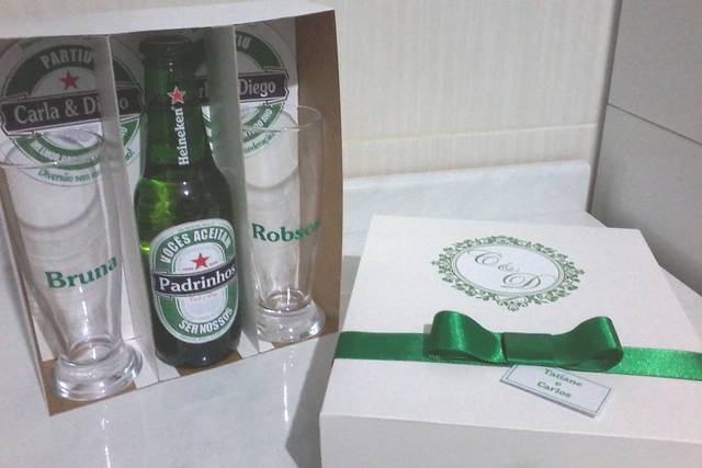 Kit Cerveja Convite Padrinhos