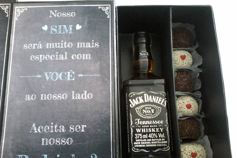 Estojo Padrinhos - Whisky