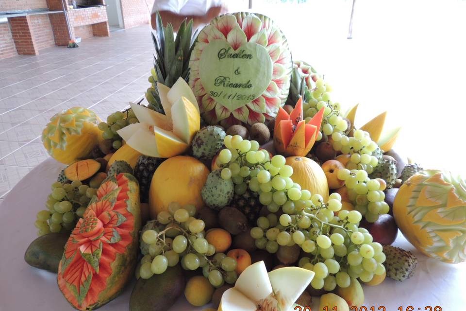 Mesa de frutas