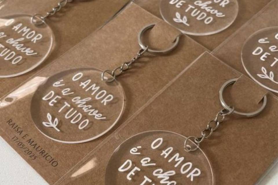 Chaveiro Acrilico