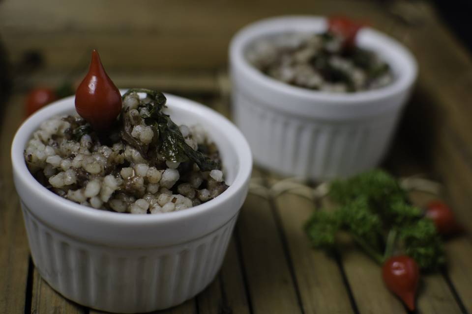 Mini arroz de rabada