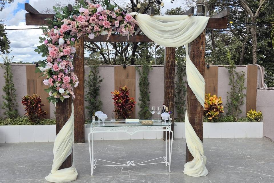 Gazebo decorado