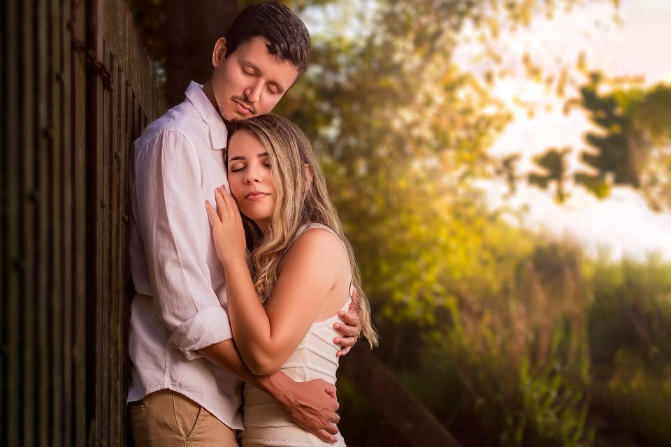 Pre-wedding - foto na cerca
