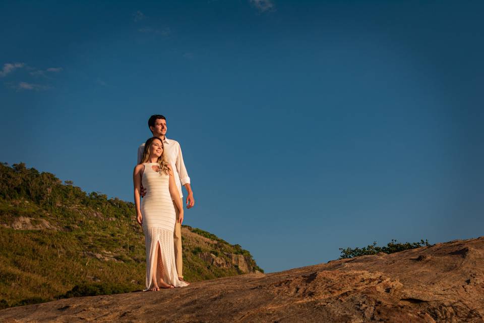 Pre-wedding nas pedras