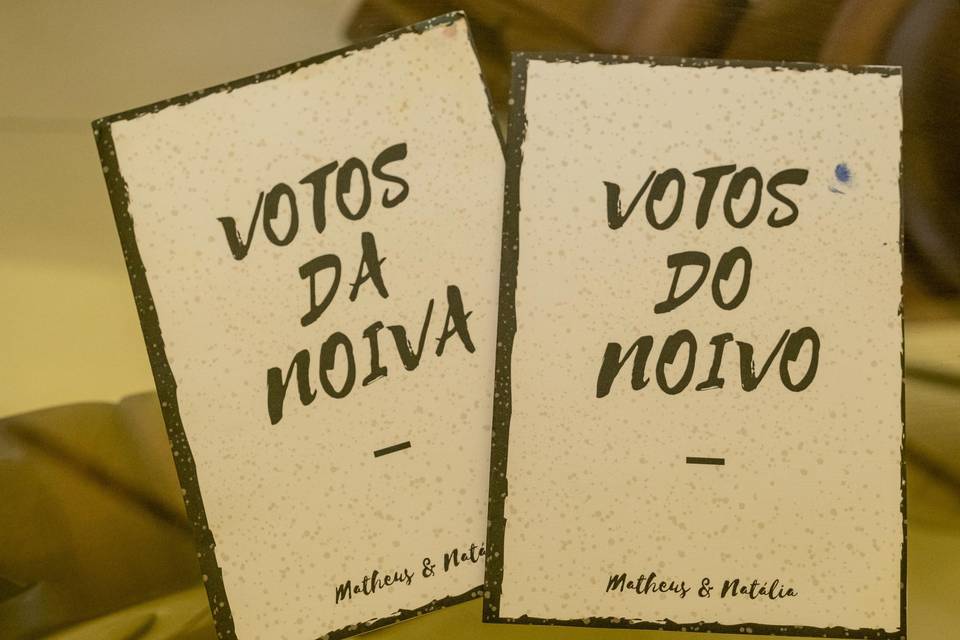 Votos dos Noivos