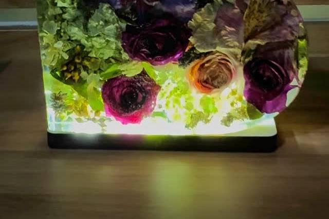Desidratação de flores