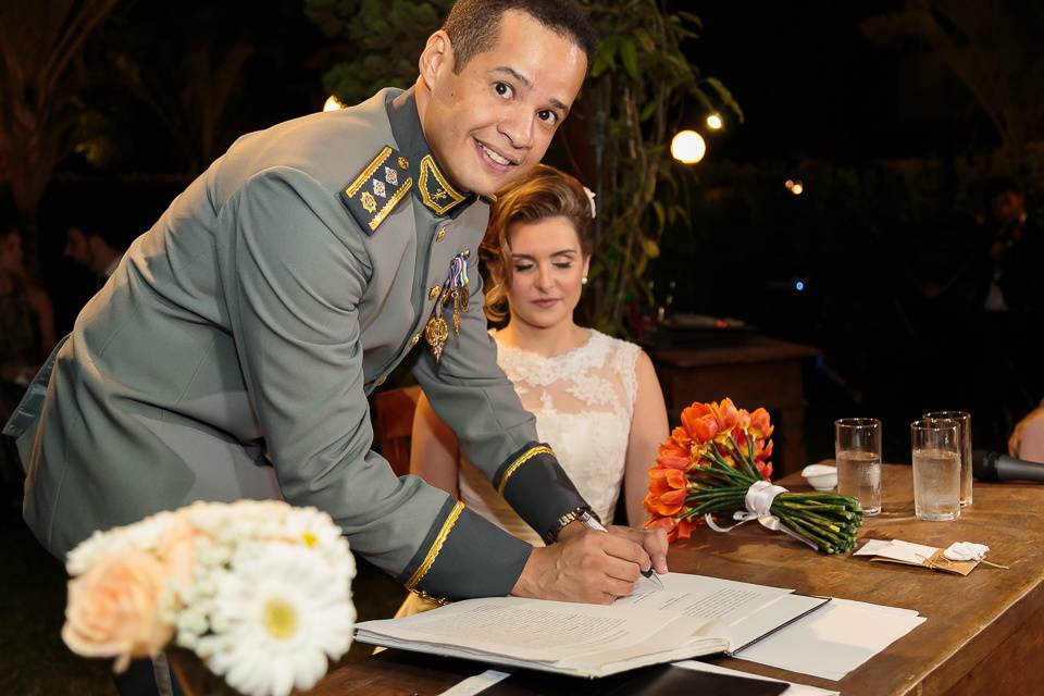 Assinatura noivo