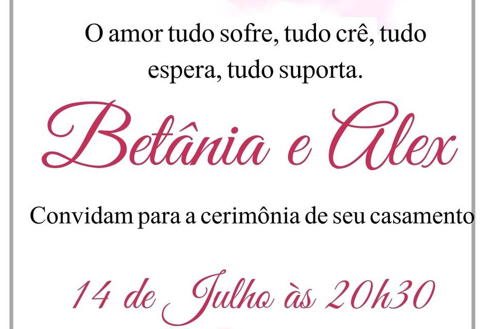 Convite interativo de casament