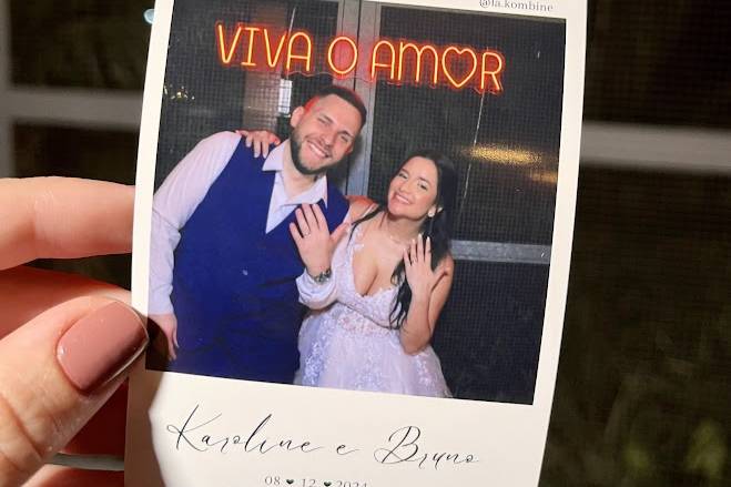 Foto com moldura personalizada