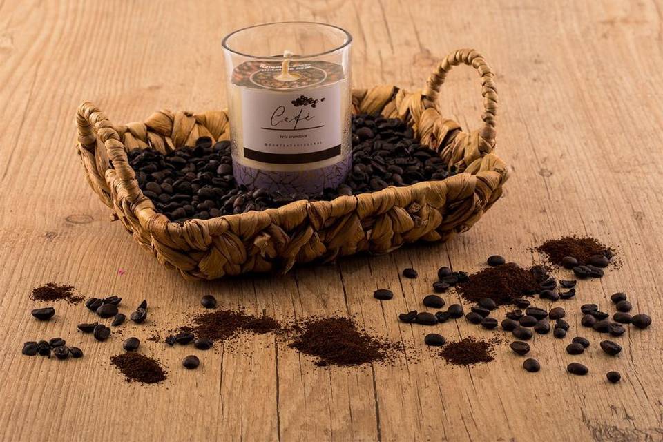 Vela aromática ecológica Café