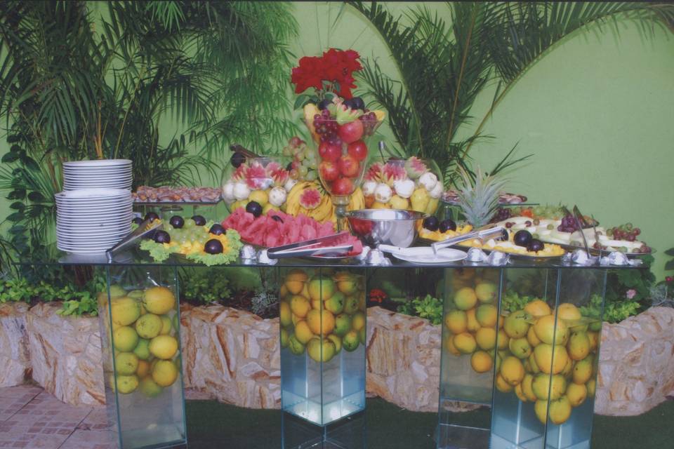 Mesa de frutas